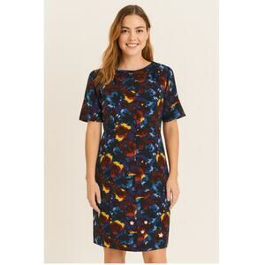 Boden | Dresses | Boden Eva Jersey Midi Floral Cherry Printed Dress Size 2  | Poshmark